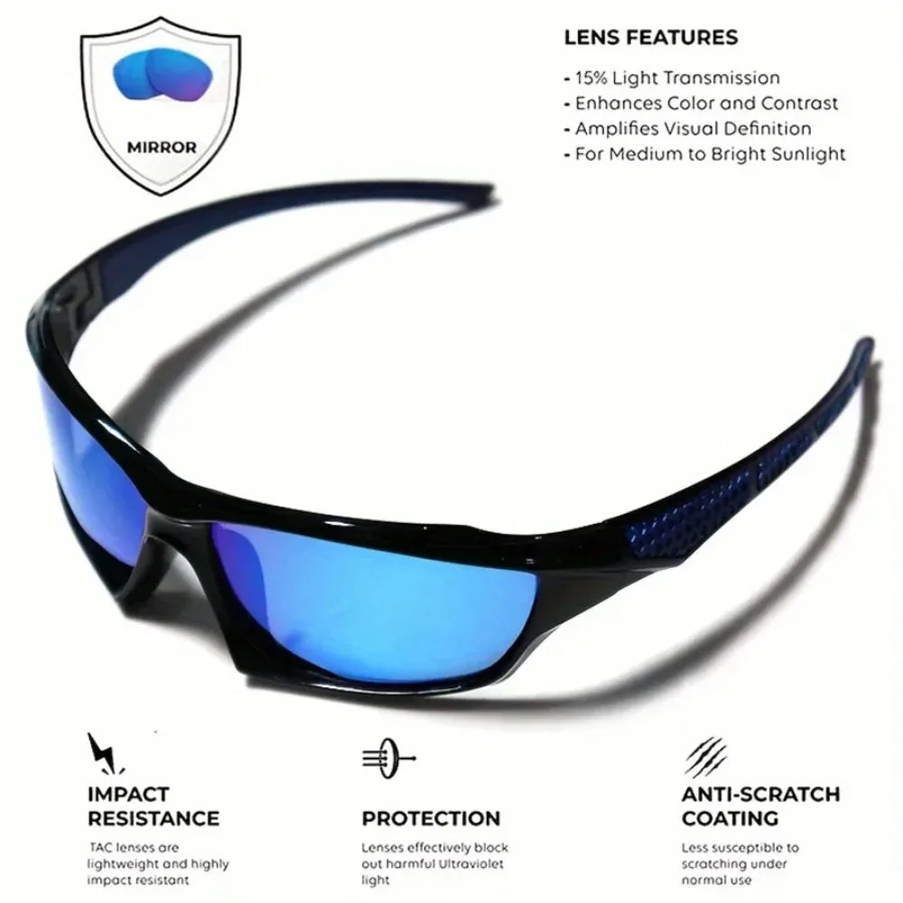 Sportliche Designer-Sonnenbrille mit UV400 & Polarisierung – Unisex