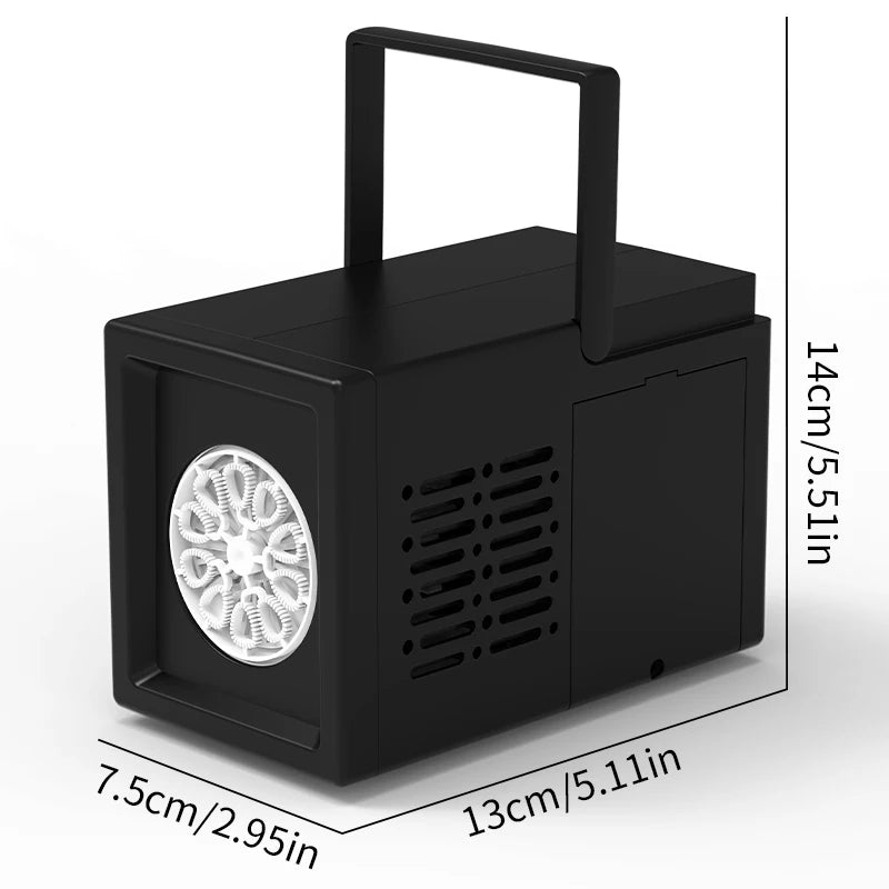 Maschine für Seifenblasen – ohne Batterie und Flüssigkeit