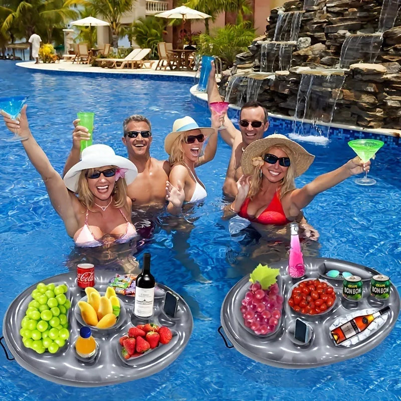 Aufblasbare Eisbar – Kühlendes Food-Tray für Pool & Party