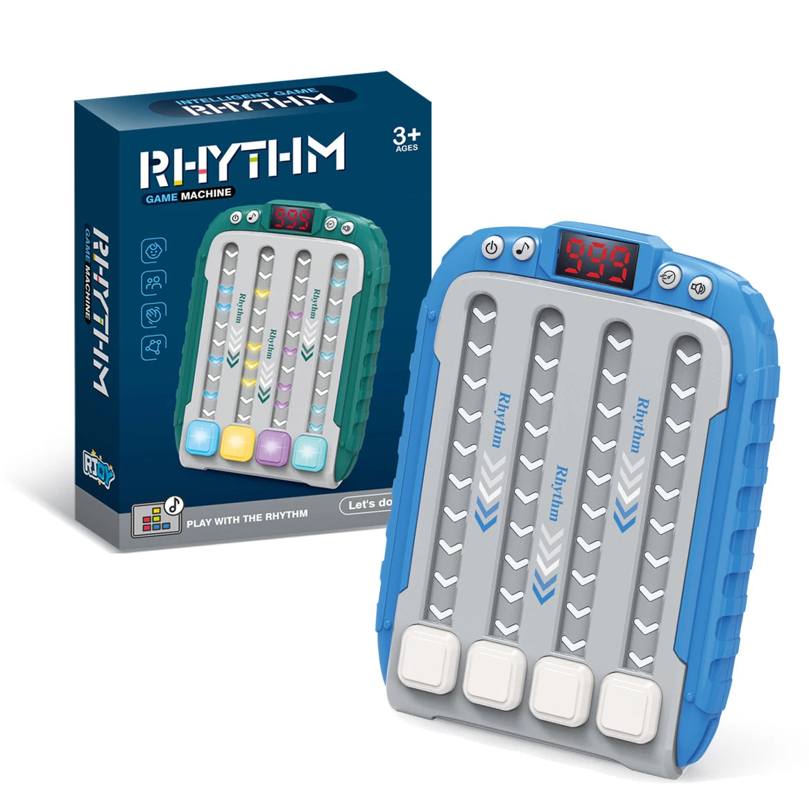 Decompress game consoles Defusing music exercise reflexes Press music children puzzle music pass brain thinking training toys